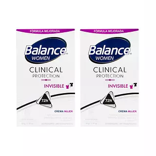 Desodorante Balance Clinical Women Care 2*50g