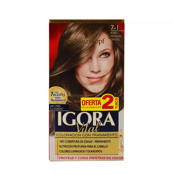 Igora Vital 71 Rubio Mediano Cenizo