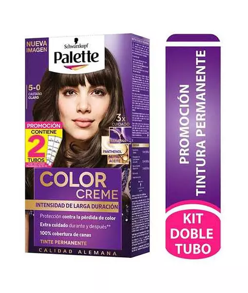 Palette Color Creme 50 Castaño Claro D T