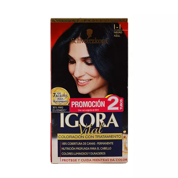 Igora Vital C1/11 Negro Azul D T