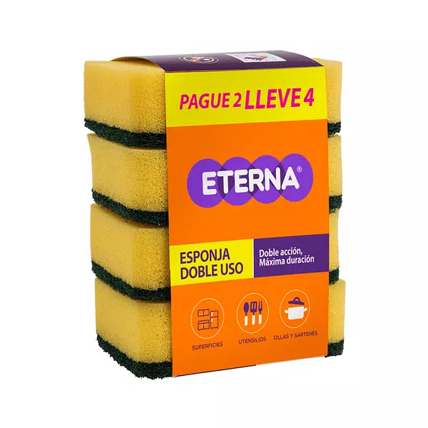 Esponjilla Eterna Doble Uso 2 x 1 Pge 2 Lleve 4