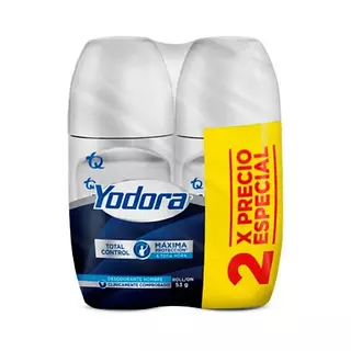 Desodorante Yodora Rollon Total Control Duo 53g