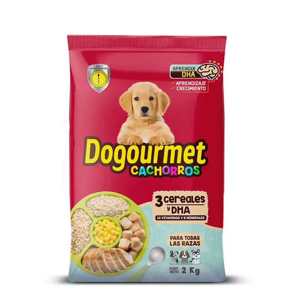 Alimento para Perros Dogourmet 2000g 3 Cereales