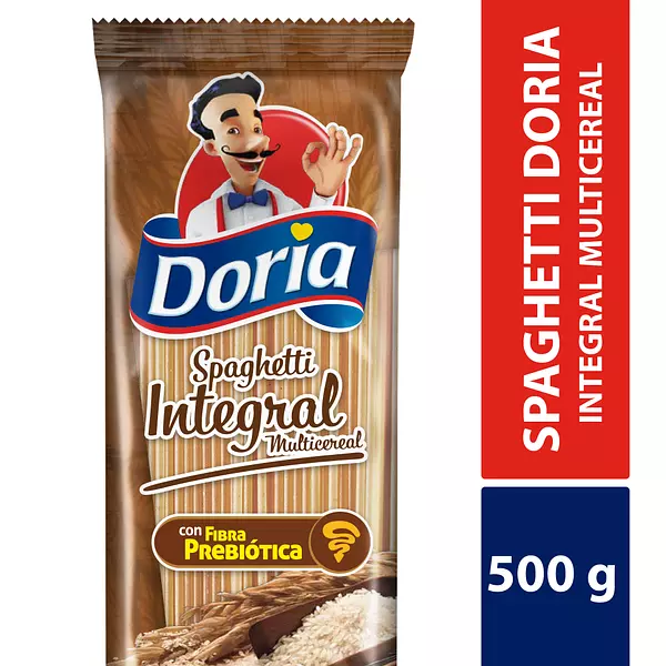 Pasta Doria x 500gr Espaguetes Integral