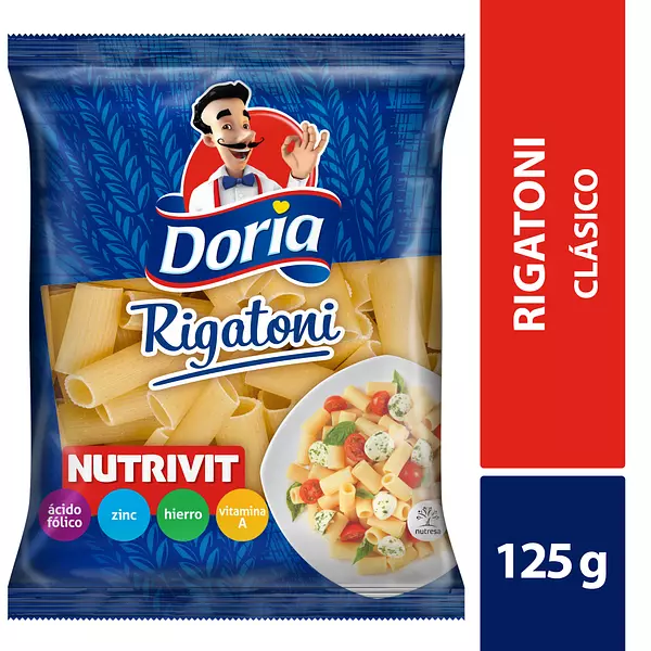 Pasta Doria x 125gr Rigatoni