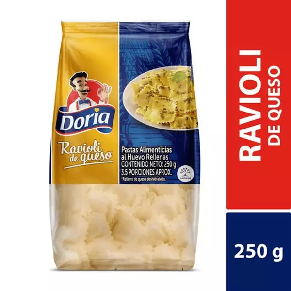 Pasta Doria Ravioli de Queso 250g