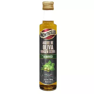 Aceite de Oliva con Albahaca Monticello 250ml