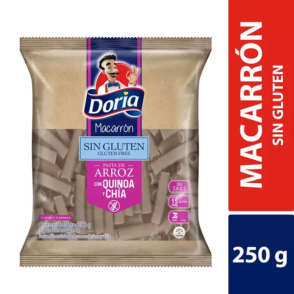 Macarron Doria Sin Gluten 250g