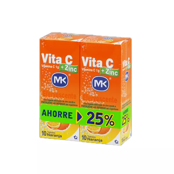 Vitamina C Mk Efervesvente Naranja 20 Und