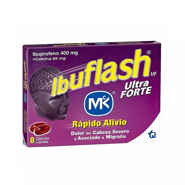 Ibuflash Ultra Fuerte M K 8 Capsulas