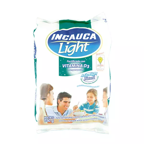 Azucar Incauca Light con Stevia Organica 850g