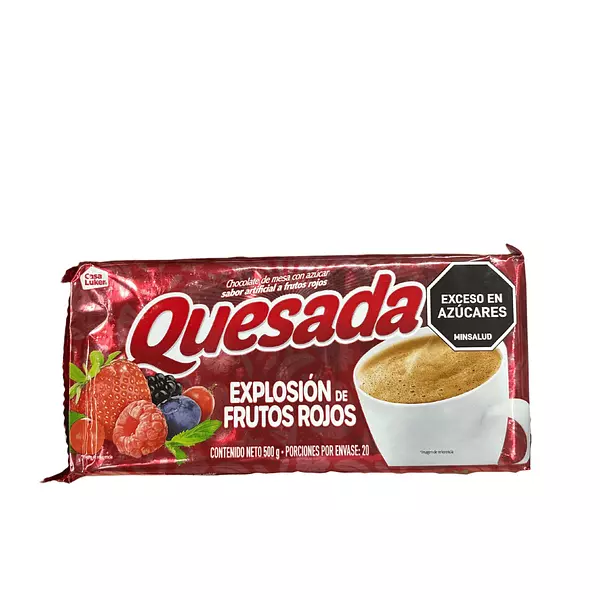 Chocolate Quesada Frutos Rojos 500g