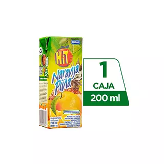 Refresco Hit de Naranja Piña Tetrapack 200ml