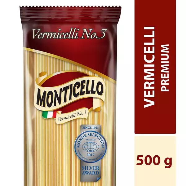 Pasta Monticello Vermicelli Nº3 500g