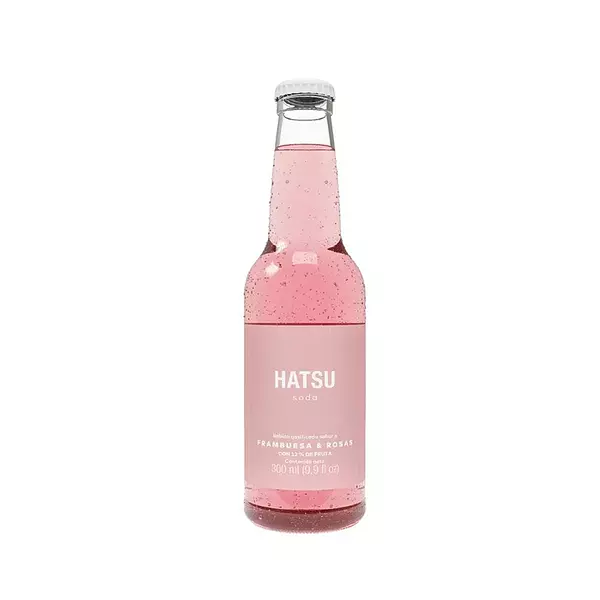 Soda Hatsu Frambuesa Rosada 300ml