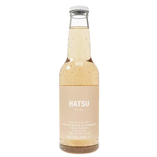 Soda Hatsu Uva Blanca 300ml