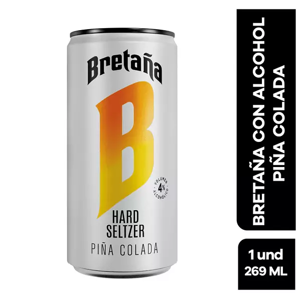 Aperitibo Bretaña Hard Seltzer Piña Colada 269ml