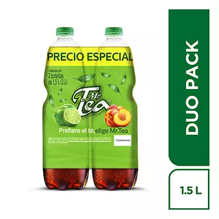 Bebida Mr Tea DuraznoLimón 2*1.5 L