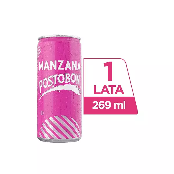 Gaseosa Postobon Manzana Lata 269ml