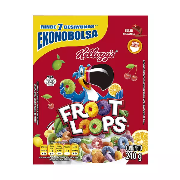 Kelloggs Bolsa x 210gr Froots Loops