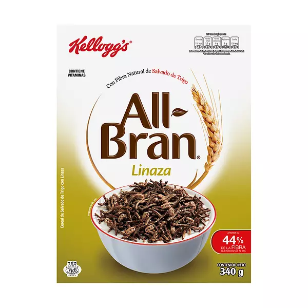 Kelloggs x 340gr All Bran Linaza