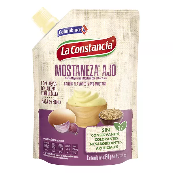 Mostaneza Ajo La Constancia 380g