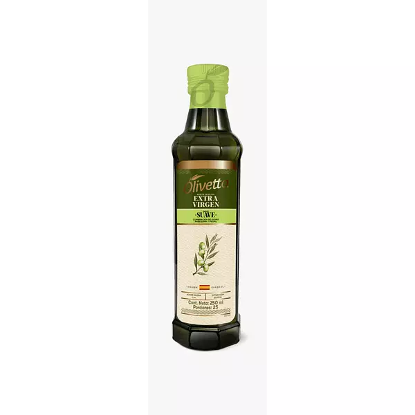 Aceite de Oliva Extra Virgen Suave Olivetto 250ml