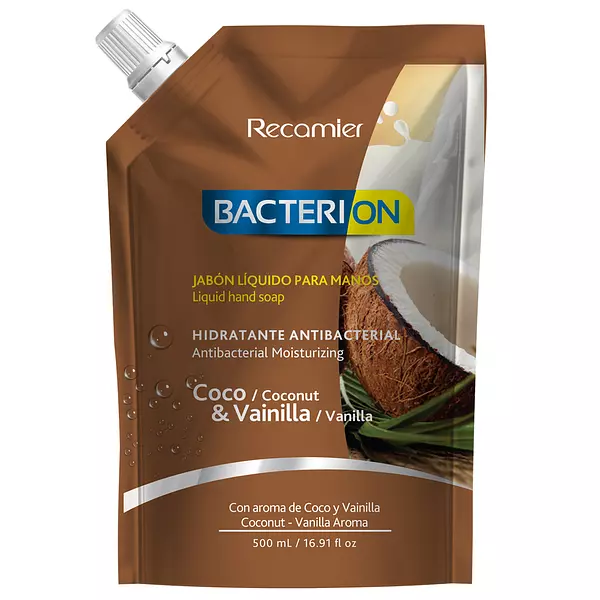 Recamier Bacterion Jabon L. x 500cc Rto Coco