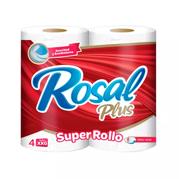 Papel Higienico Rosal Ultraconfort 4*30 M