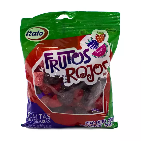 Gomas Italo Moritas Frutos Rojos 200g