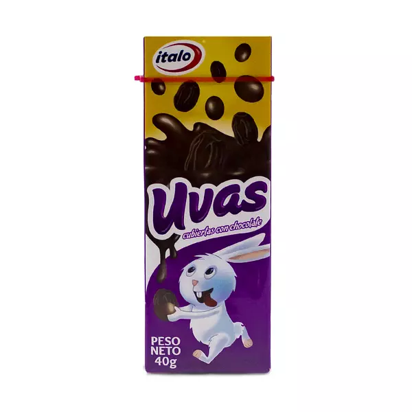 Uvas Recubiertas de Chocolate Italo 40g