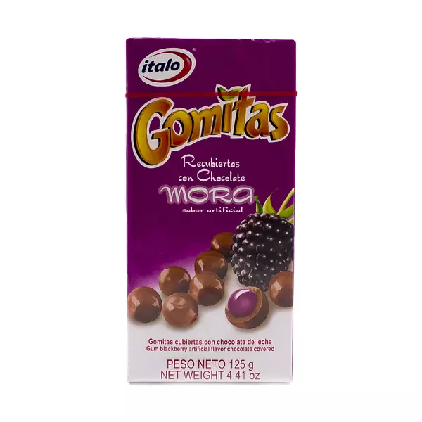 Gomitas Recubiertas de Chocolate Italo Mora 125g