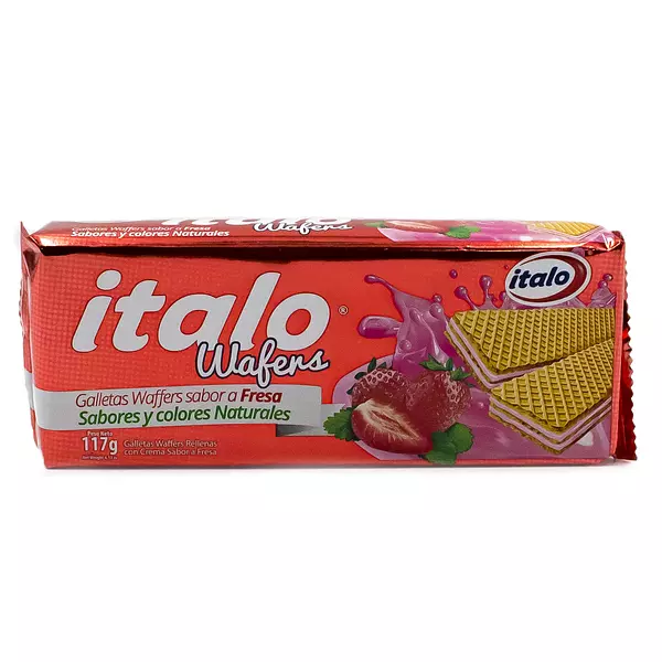 Galleta Italo Wafers Fresa 117g