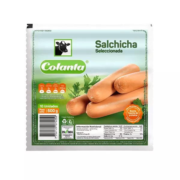 Salchicha Colanta 450g