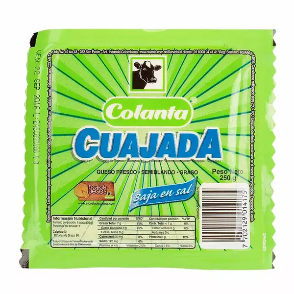 Colanta Queso x 250g Cuajada