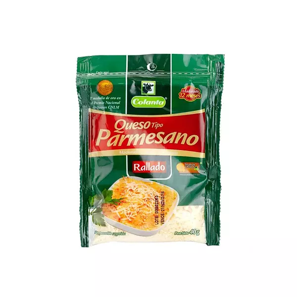 Colanta Queso x 40g Parmesano Rallado