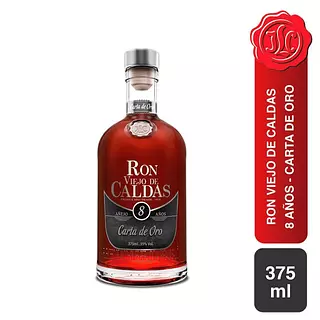 Ron Viejo de Caldas Carta de Oro 375ml