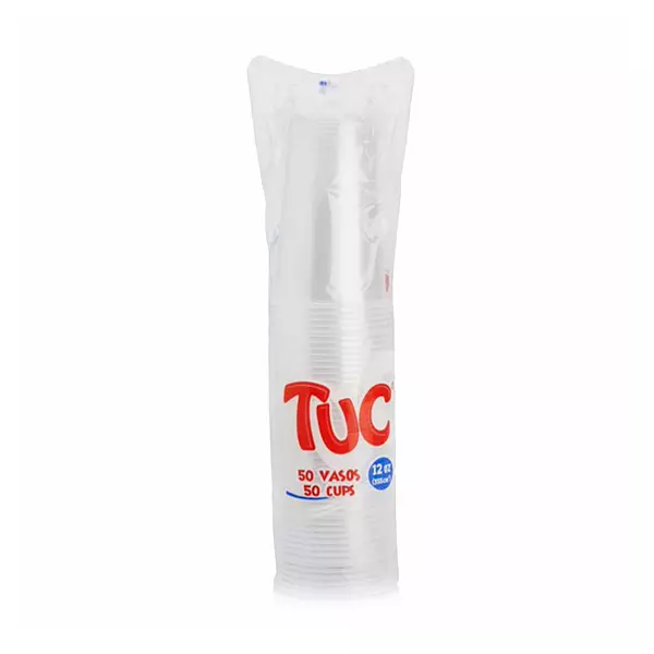 Vaso Transparente Tuc 12 Onz 50 Und