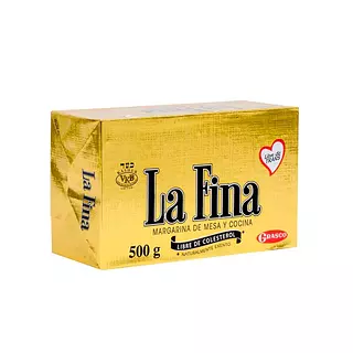 Margarina La Fina Barra 500g