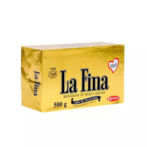 Margarina La Fina Barra 500g