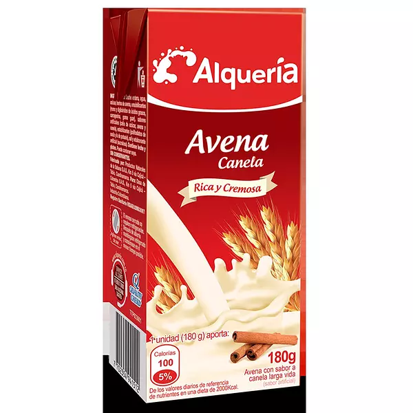 Avena Alqueria Canela Tetrapack 180g