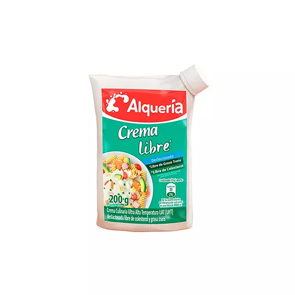 Crema de Leche Alqueria Libre 180g