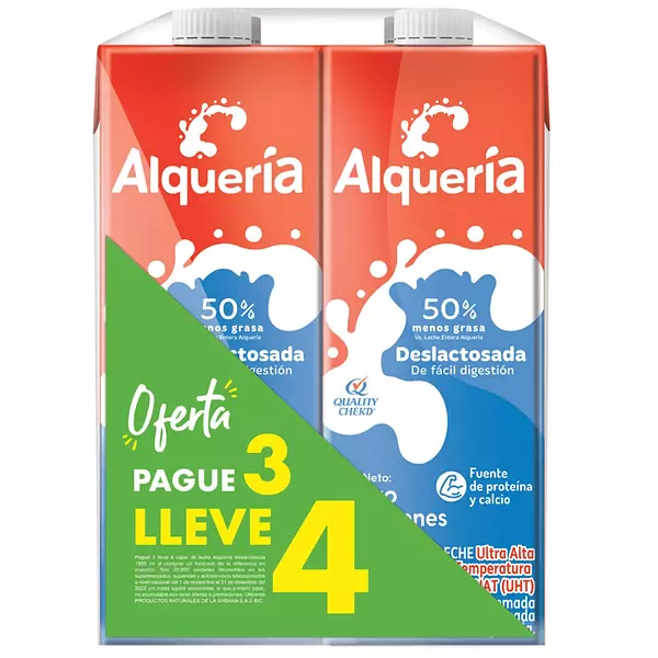 Leche Alqueria Deslactosada Tetra Pag 3 Llev 4