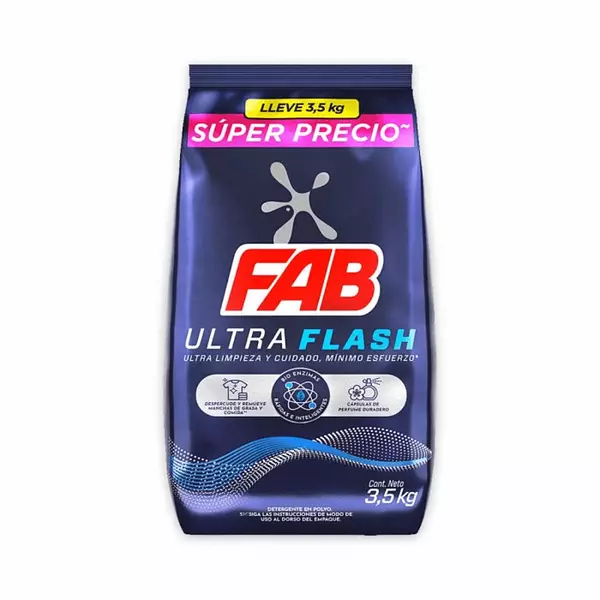 Detergente Fab Ultra Flash 3.5k