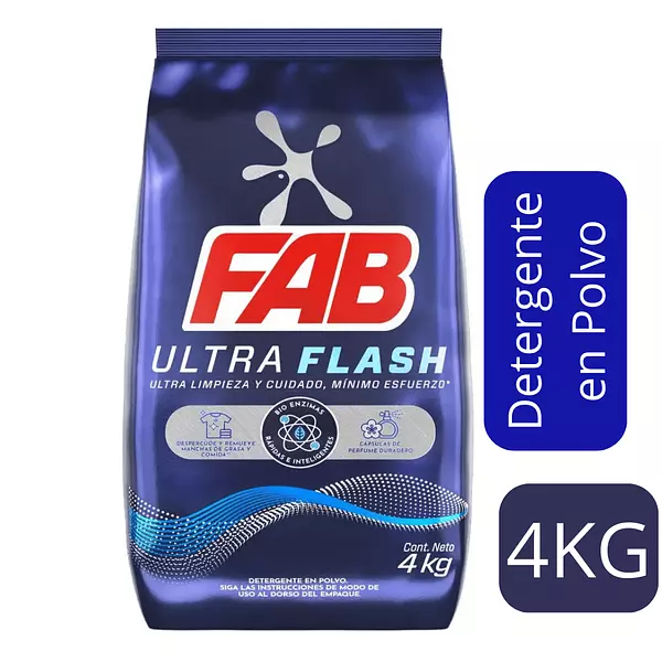 Detergente Fab Ultra Flash 4k