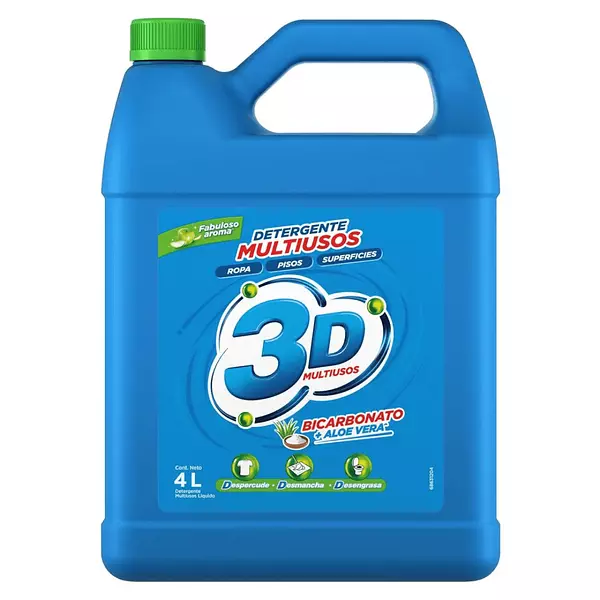 Detergente Liquido 3d 4l