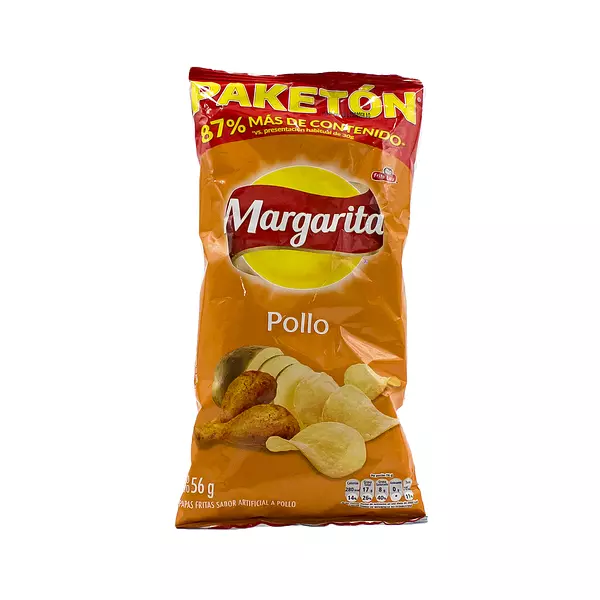 Pasabocas Papas Margarita Pollo 65g