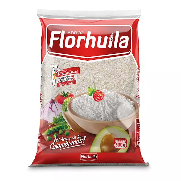 Arroz Flor Huila 5000g