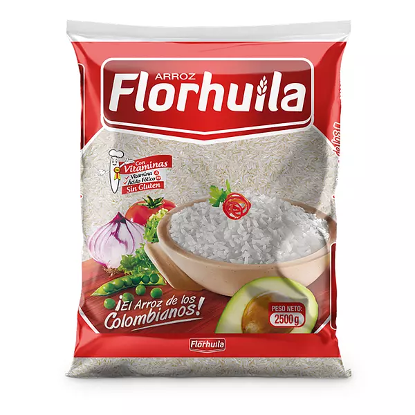 Arroz Flor Huila 2500g