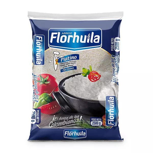 Arroz Flor Huila Platino 2500g